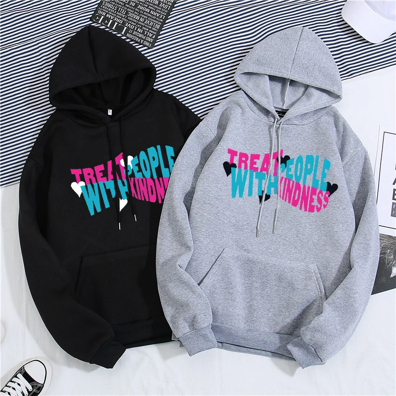 Осенняя Новая модная толстовка с капюшоном в стиле Гарри Харадзюку Свободная