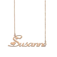 susanne name necklace custom nameplate pendant for women girls best friends birthday wedding christmas mother days gift