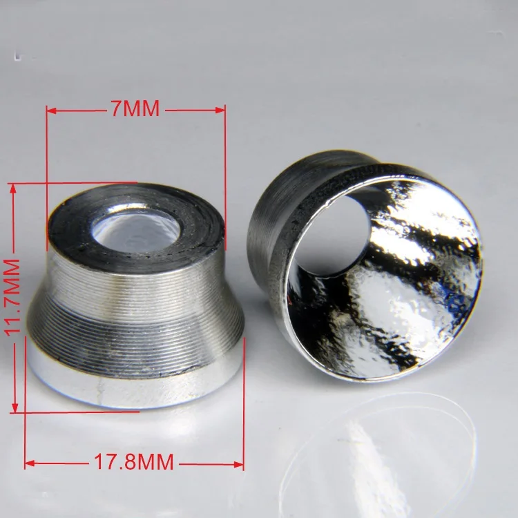 Replacement Aluminum Reflector Cup for CREE XRE R2  R3 R5 Q5 T6 U2 L2  LED Flashlight Torch DIY Lamp stainless steel Torch