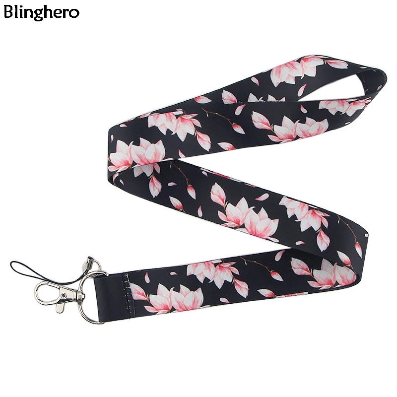 Повязка для ключей Blinghero Sakura крутой держатель телефона в виде цветка вишни ремни
