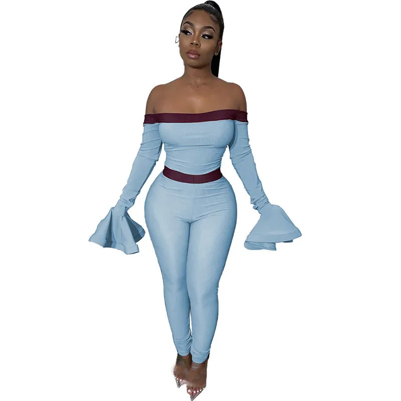 Сексуальный Облегающий комбинезон с открытыми плечами для женщин вырезом