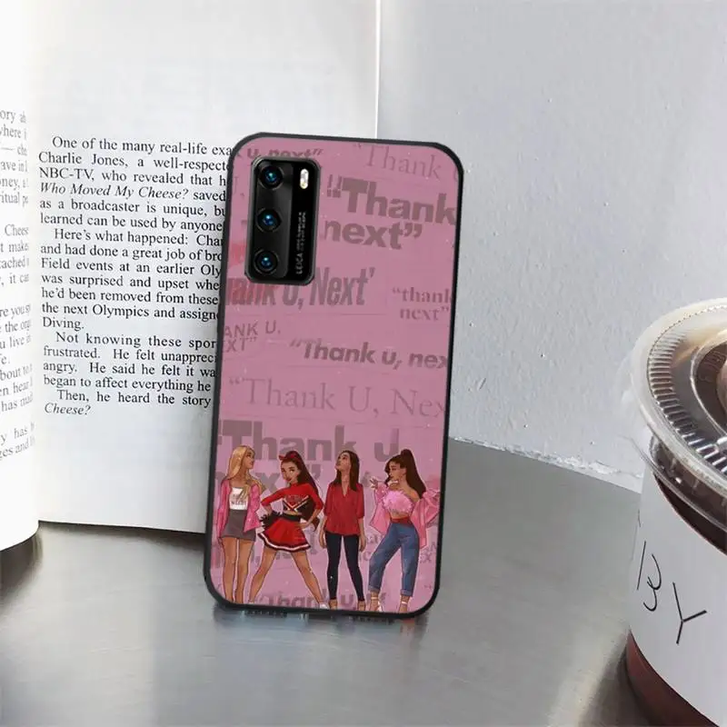 

Thank U, Next Ariana Grande Phone Case for huawei P40 pro lite P8 P9 P10 P20 P30 psmart 2019 2017 2018