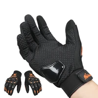 full finger motorcycle gloves touchscreen polar fleece wear resistant waterproof breathable gloves moto protective gears gloves
