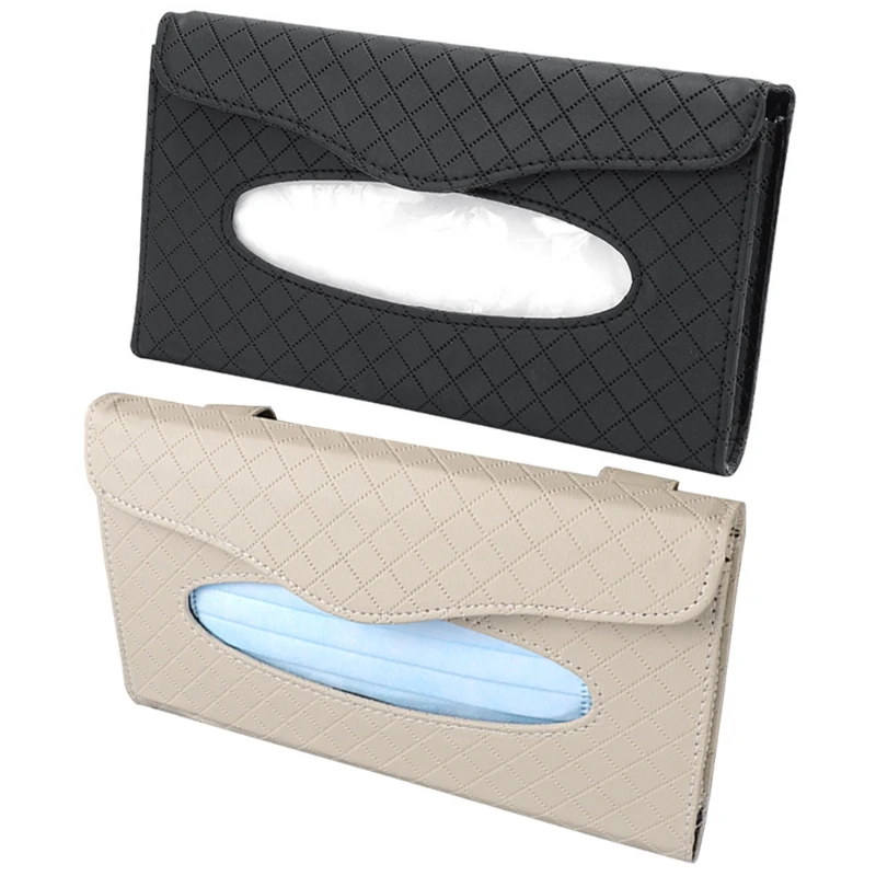 

Универсальный автомобильный органайзер для салфеток, защитная коробка, шкатулка для солнцезащитного козырька, очков, зажим на двери, задни...