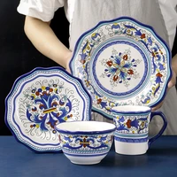european ceramic tableware western plates serving plate household salad bowls dishes steak breakfast mug food plates