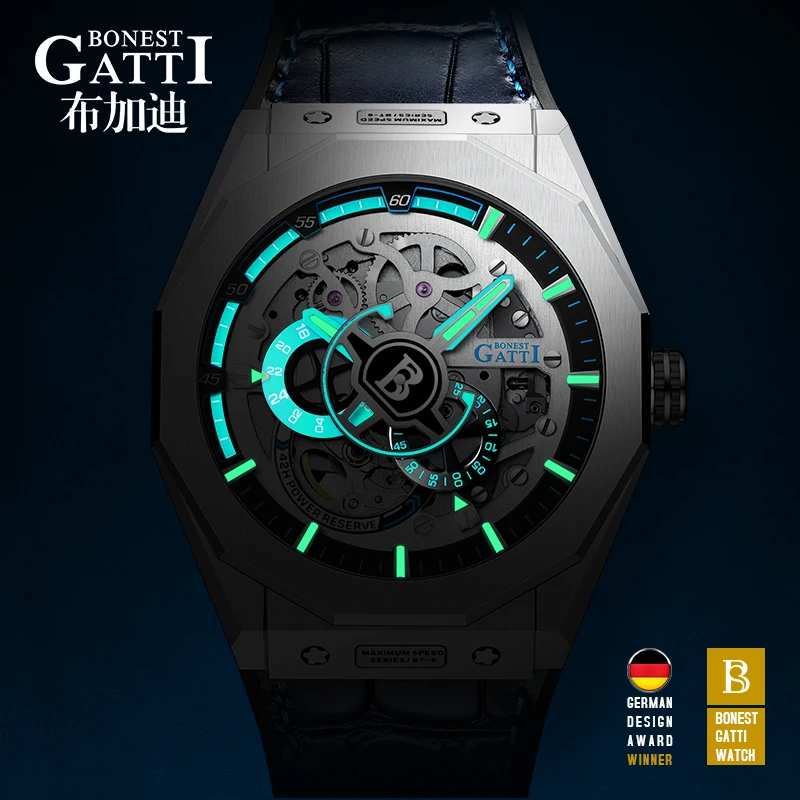 GATTI Новый Для мужчин часы спортивный топ Брендовые спортивные Водонепроницаемый