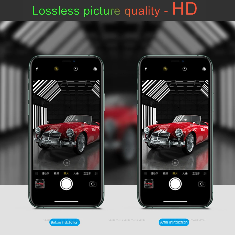 Металлическое кольцо для объектива задней камеры iPhone 11 Pro XS Max XR X 7 8 защитный чехол