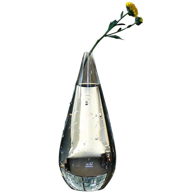 Креативная стеклянная ваза с водными каплями простой дизайн Скандинавское