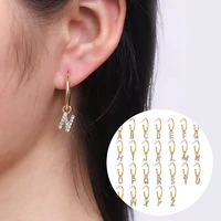 1 pair fashion cubic zircon initial c letter earrings diy alphabet drop earings for women alphabet jewelry