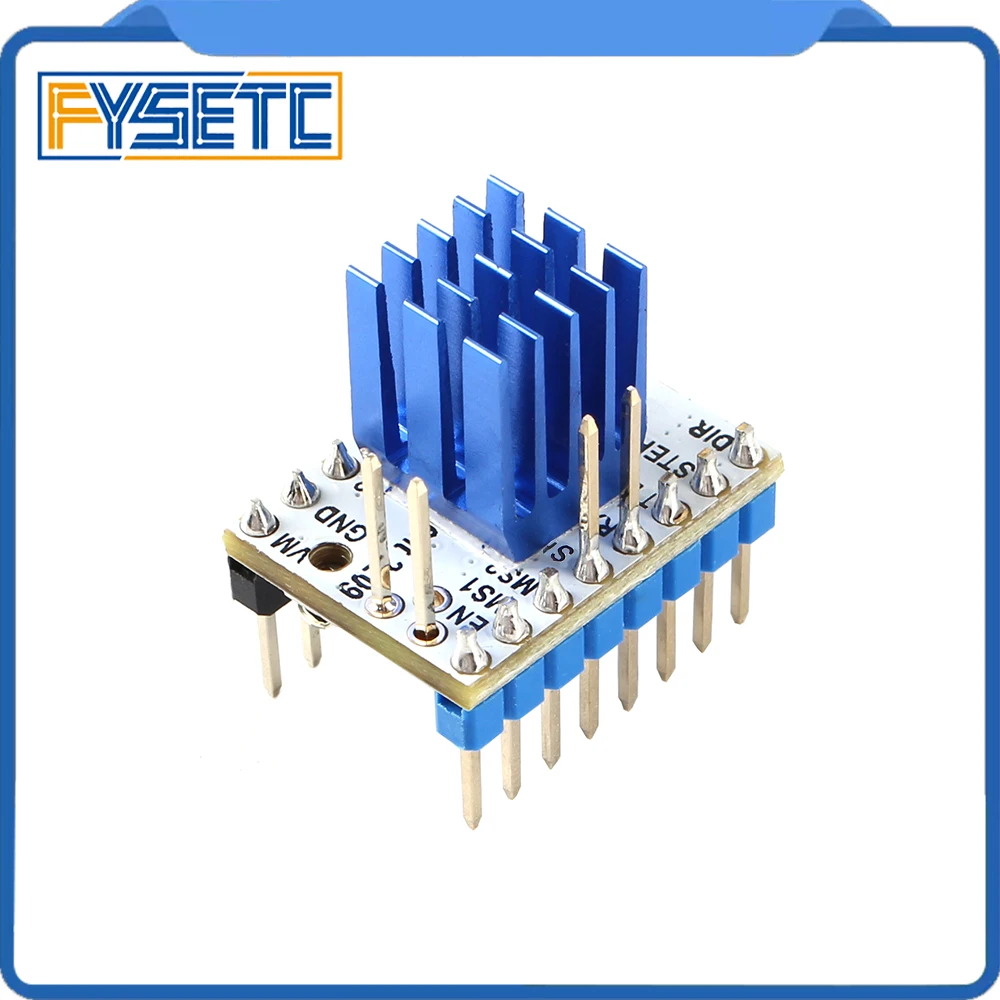 4 шт. TMC2209 v2.0 Драйвер шагового двигателя 3d принтер запчасти Stepsticks Mute Driver 256 Microsteps ток 2.8A пик VS TMC2208