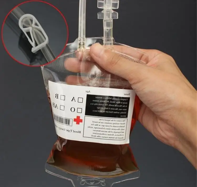 

200pcs 300ml Fuit Juice Beverage Bag Clear Food Grade Pvc Reusable Blood Energy Drink Bag Halloween Prop Blood Drink Bag