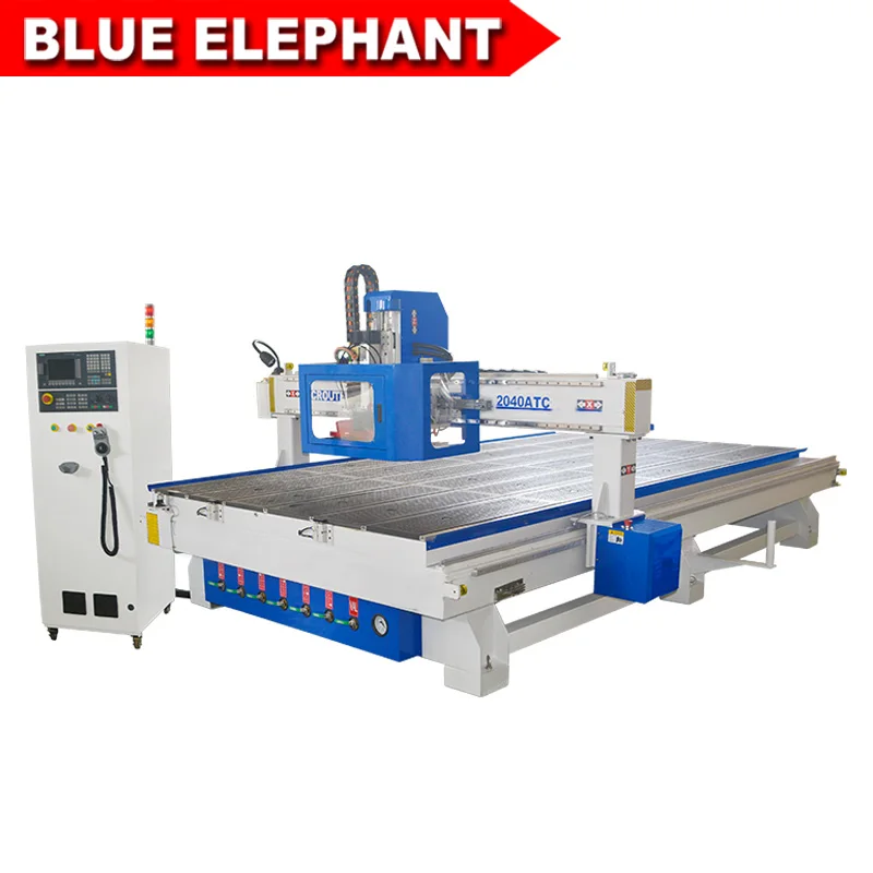 Фрезерный станок с ЧПУ Blue Elephant 2040 карусель ATC|router machine|cnc router machineatc cnc |