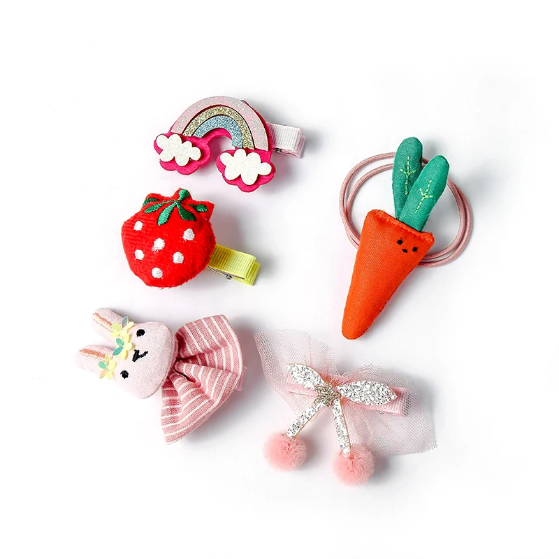 M MISM новые Мультяшные заколки с кроликом для детей милая повязка волос модные