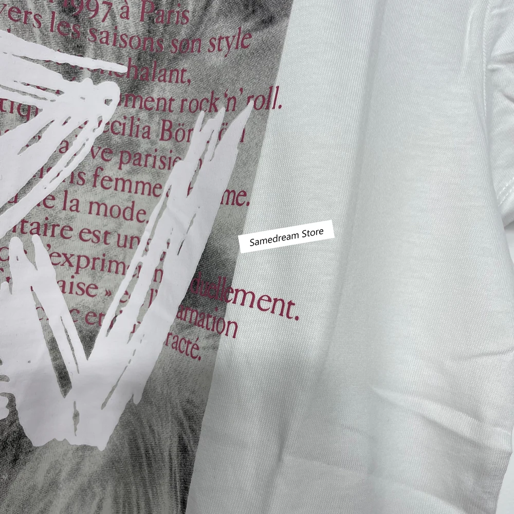 

Letter print ladies t-shirt o-neck short sleeve casual wild women t-shirt