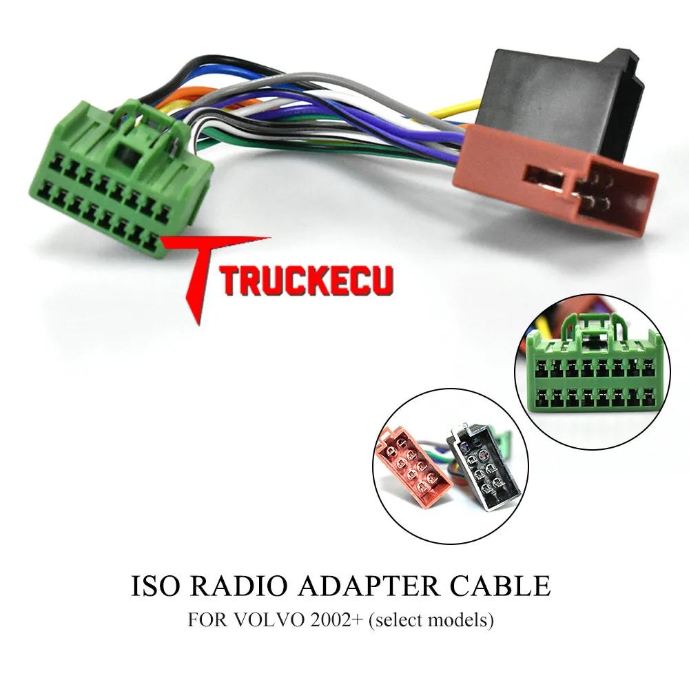 

12-132 ISO Radio Adapter for VOLVO 2002+ (select models) Wiring Harness Connector Lead Loom Cable Plug