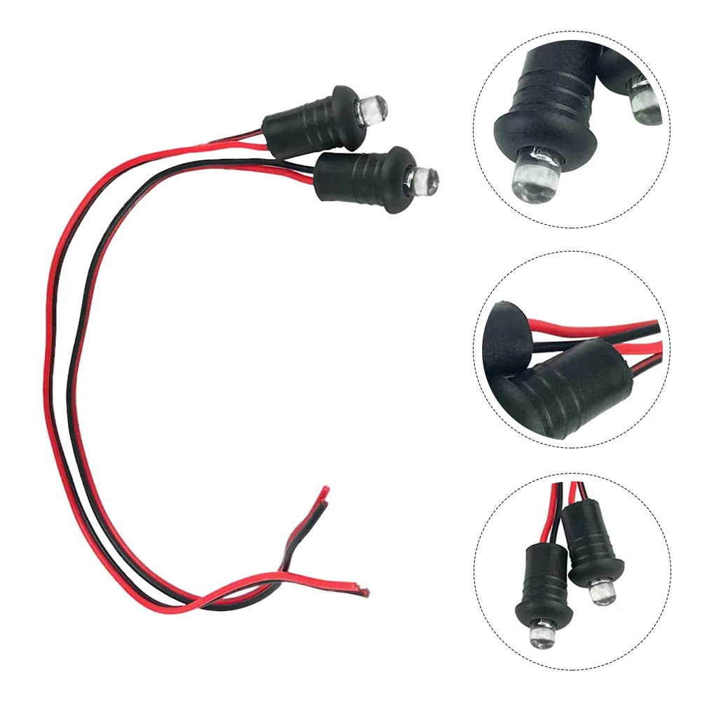 

2 Pcs/1 Pair 12V Blue Flashing Dummy Fake Car Alarm Dash Mount LED Light Motorcycle Accessories