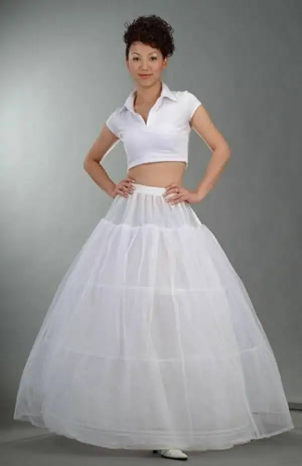 

3-Hoop Wedding clothing Bridal Petticoat/Crinoline new 2023