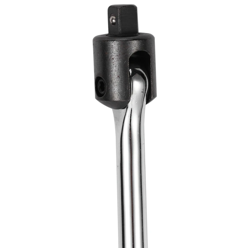 

1Piece 24 Inch Long 1/2 Inch Breaker Bar Socket Driver 180 Degree Flex Head With Spring-Loaded Ball Bearing Socket Wrench Hand T