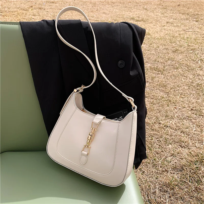 

Summer Texture Luxury Brand Handbags Designer Solid Pu Leather Shoulder Crossbody Bags for Women Fashion Underarm Sac A Main New
