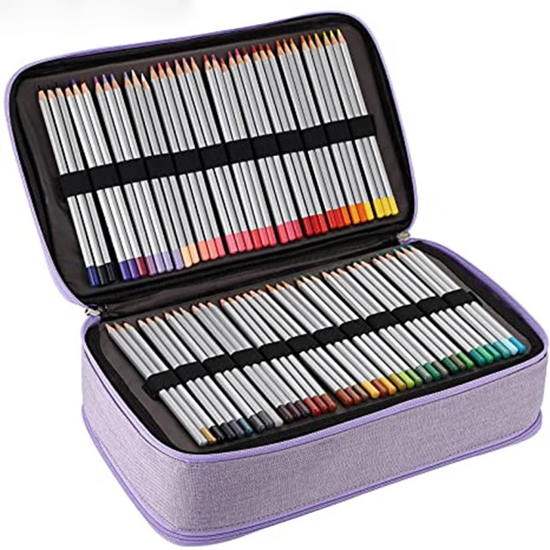 Case School Office Pencilcase For Girls Pen Bag Large Capacity Stationery Crayon Box Big Marker Penal Pouch Kit