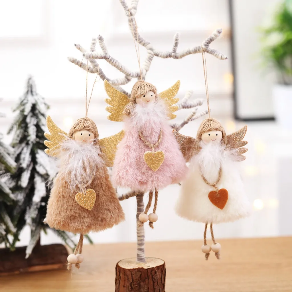 

2021 Christmas Angel Ornament Christmas Tree Hanging Decoration Pendant Gift New Christmas Decorations