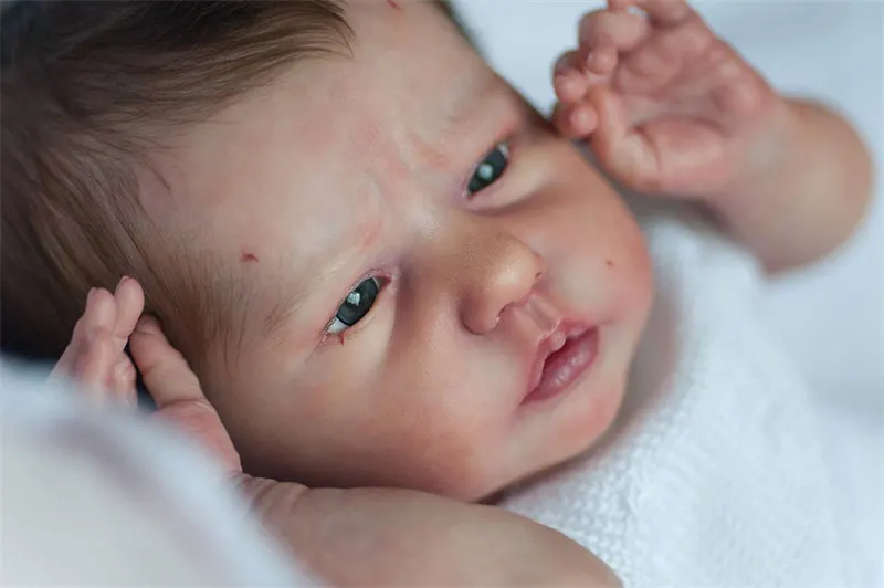 

Набор для куклы Реборн, с открытыми глазами, с тканевым телом, 19 дюймов