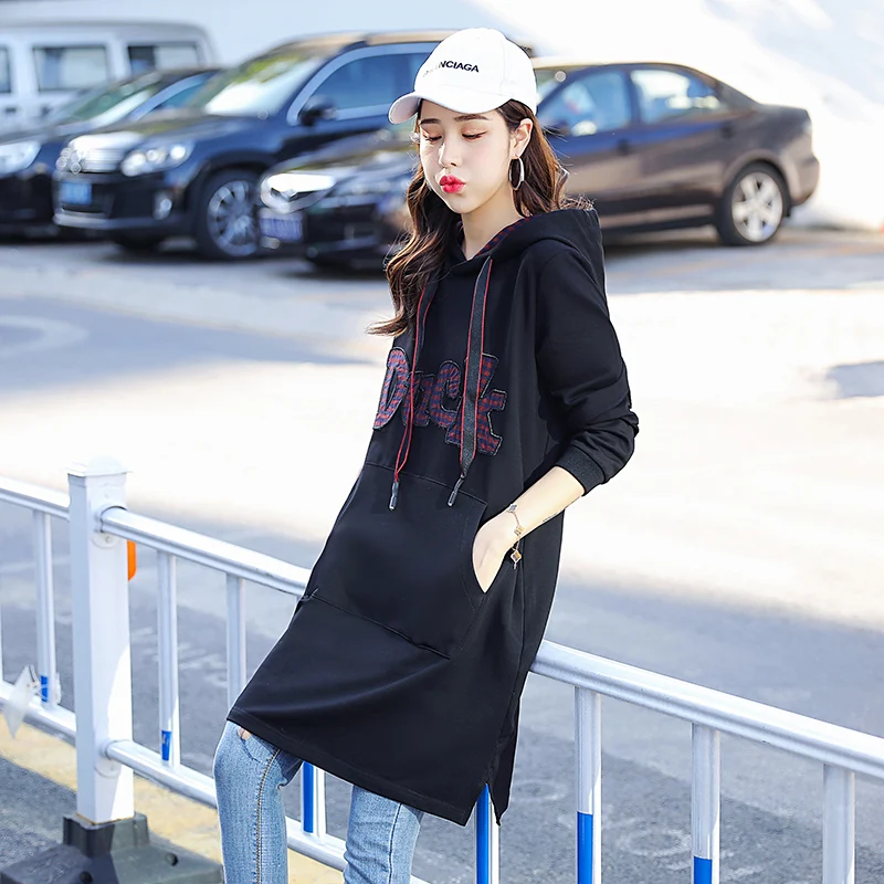 Vrex Women clothing Autumn and winter New Arrival 2019 good quality Prevalent Hoodies Big pendulum Long coat for woman | Женская одежда