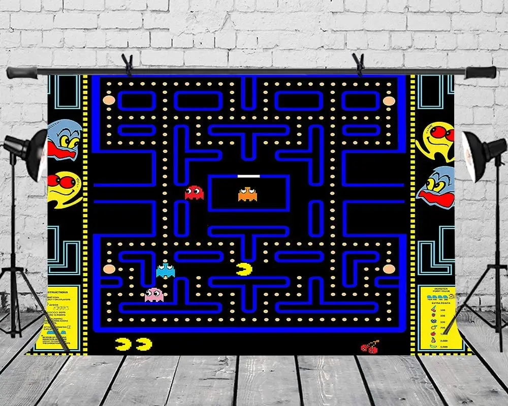 Игровую тематику синий Лабиринт на черном фоне для игры фон фотосъемки с