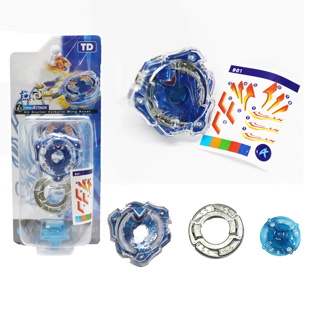 

Single Beyblades Burst Metal Fusion Spinning Gyro Toys Without Launcher Alloy Assemble Gyroscope Toy for Children