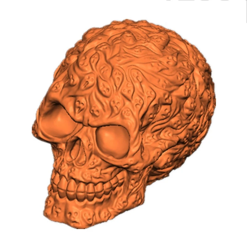

Ghost 3D Skull Home Decorations Epoxy Resin Mold Ornaments Casting Silicone Mould for DIY Crafts Plaster Candle Making