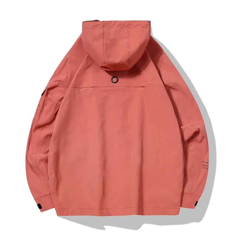 Ветровка-бомбер для мужчин и женщин уличная одежда в стиле хип-хоп куртки-карго