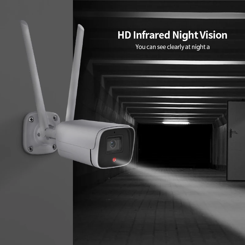 Наружная металлическая IP-камера 1080P FHD Wi-Fi 4G версия сим-карта видеонаблюдение
