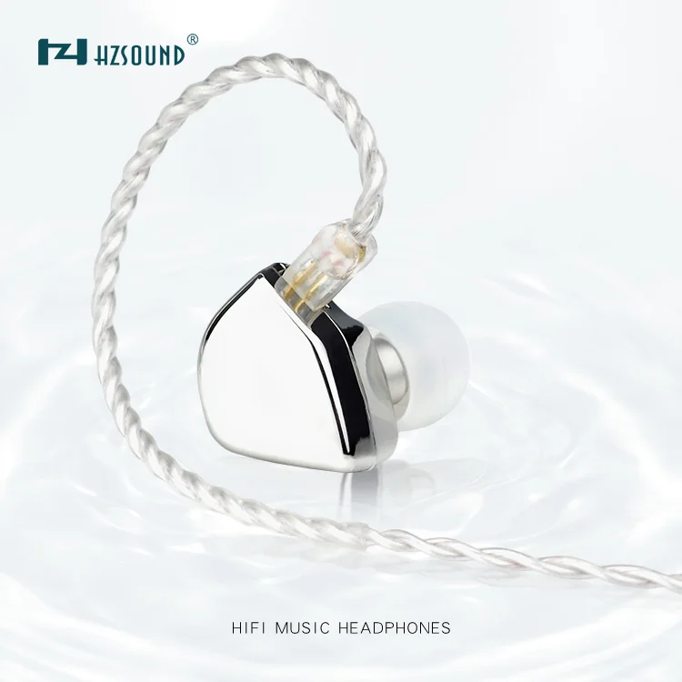 Наушники-вкладыши HZSOUND в форме сердца 10 мм с ЧПУ Hi-Fi гарнитура DJ монитор