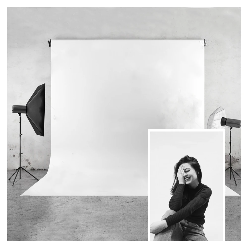 HUAYI Профессиональный Чистый белый Экран фон для фотосъемки студийный Фото Опора