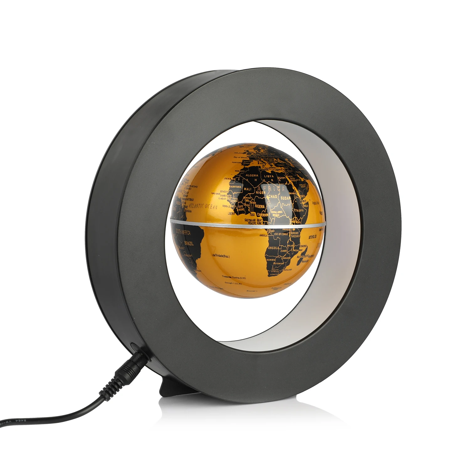 Магнитная подвеска круглая форма карта мира антигравитационный Глобус