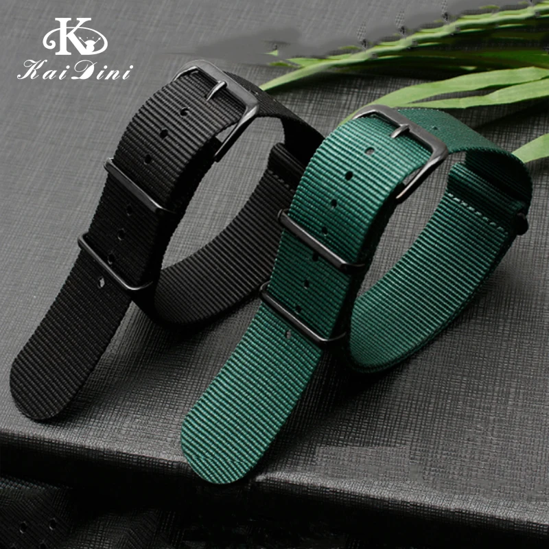 

Одноцветные армейские спортивные часы, черный ремешок для SRPD79 20 22 мм, кольцевая пряжка, мужской спортивный водонепроницаемый нейлоновый ре...