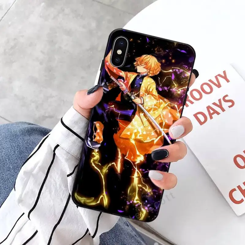 

Kimetsu No Yaiba Demon Slayer Anime Phone Case for iPhone 11 12 mini pro XS MAX 8 7 6 6S Plus X 5S SE 2020 XR
