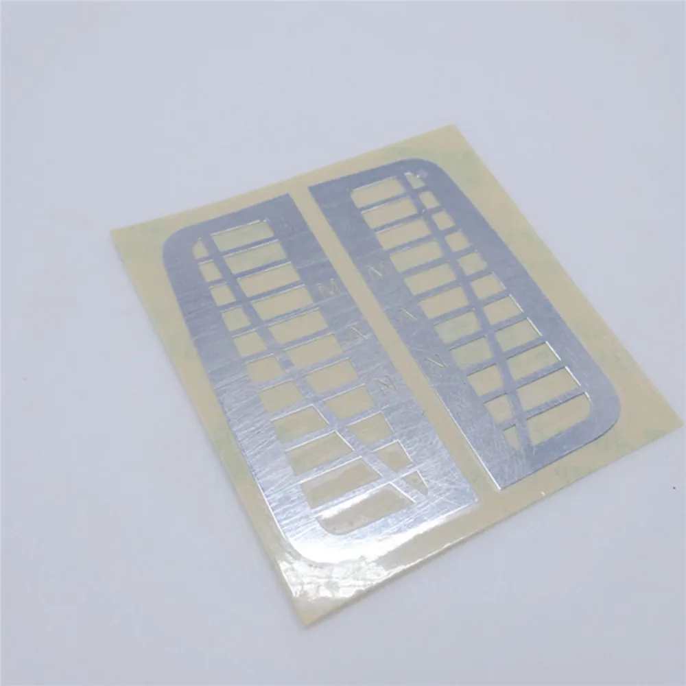 1 пара декоративных наклеек для заднего стекла металлические наклейки 1/14 Tamiya MAN TGX