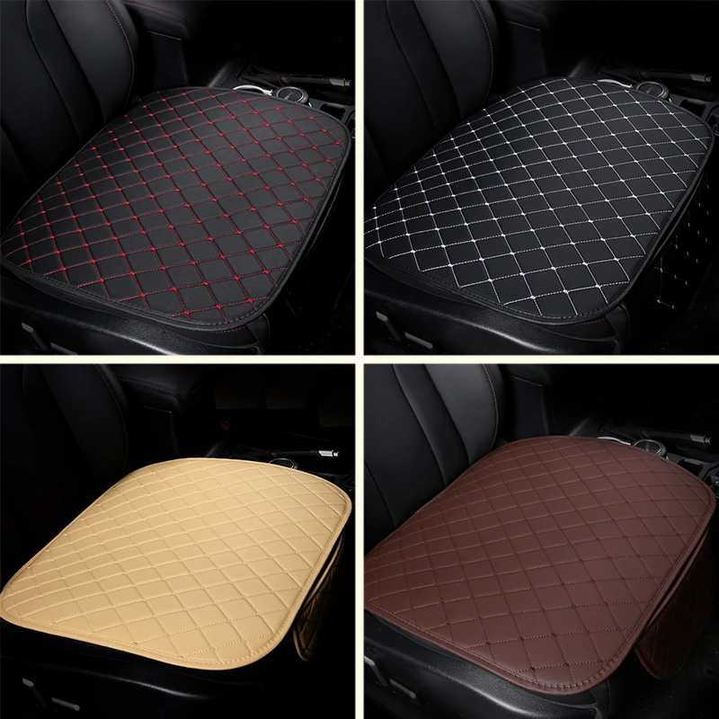 Универсальный кожаный чехол для автомобильного сиденья переднего ряда на одно
