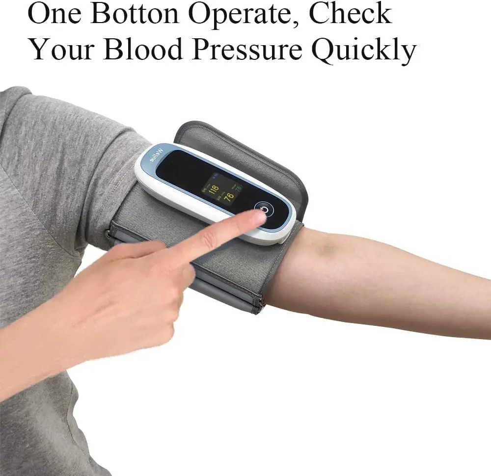 Монитор кровяного кислорода Bluetooth автоматический прибор для измерения давления