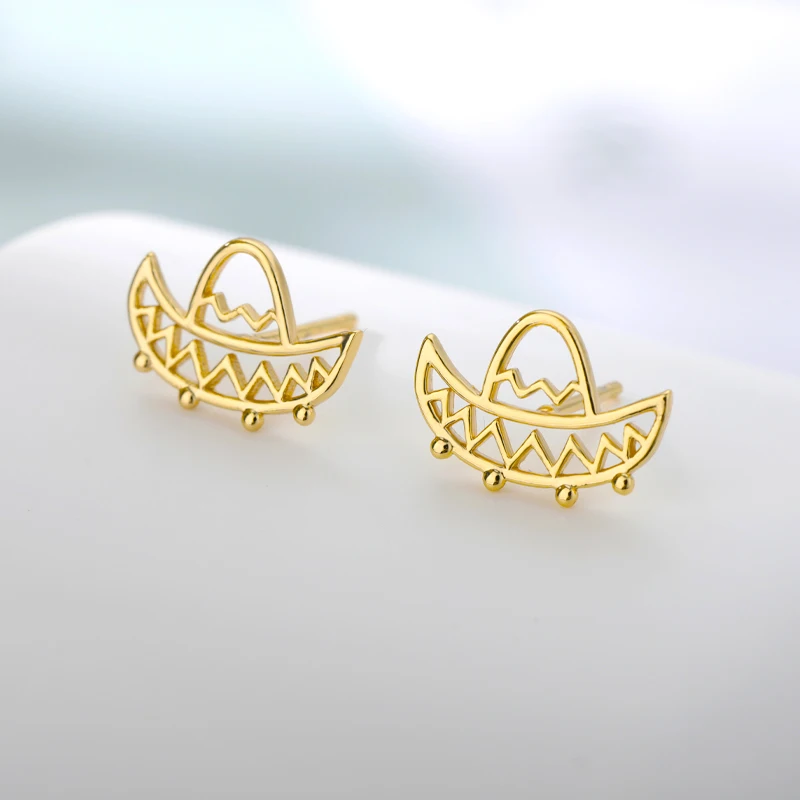 

Moon Stud Earrings For Women Girls Stainless Steel Korean Fashion Exquisite Cute Stud Earring 2021 Trend Jewerly Accessories