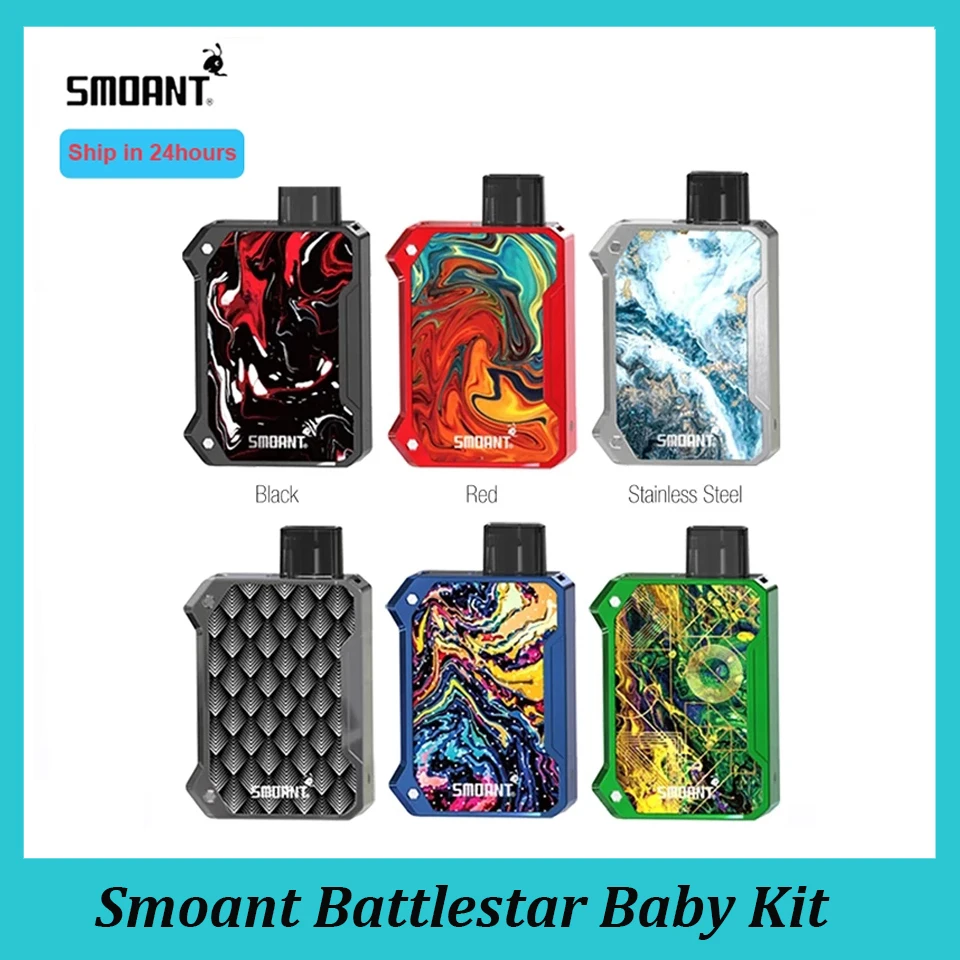 Детский набор Smoant Battlestar 750 мАч 15 Вт 2 мл картридж vs Charon Baby | Электроника