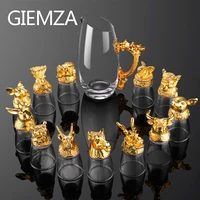 giemza cups zodiac wine dispenser bar bullet cup luxury set liquor glass sake cow tiger rabbit dragon snake horse sheep monkey