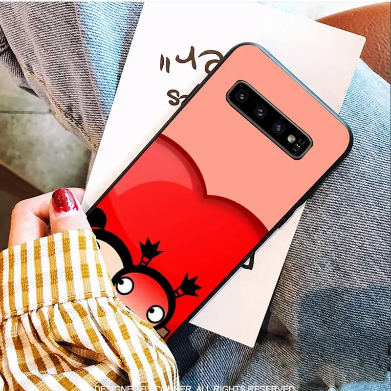 

Cartoon Cute China Doll Pucca Soft Phone Case For Samsung S9 10 20 Plus Note 9 10 10plus 20 Ultra A20 21s J7 Plus 8