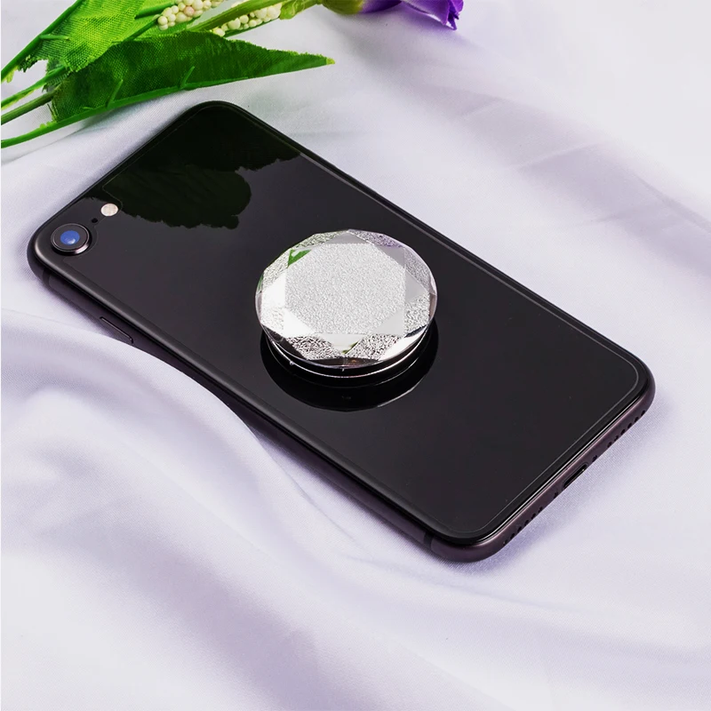 Держатель для телефона с алмазным покрытием iPhone 7 8 11 PRO huawei P20 P30 расширяющаяся