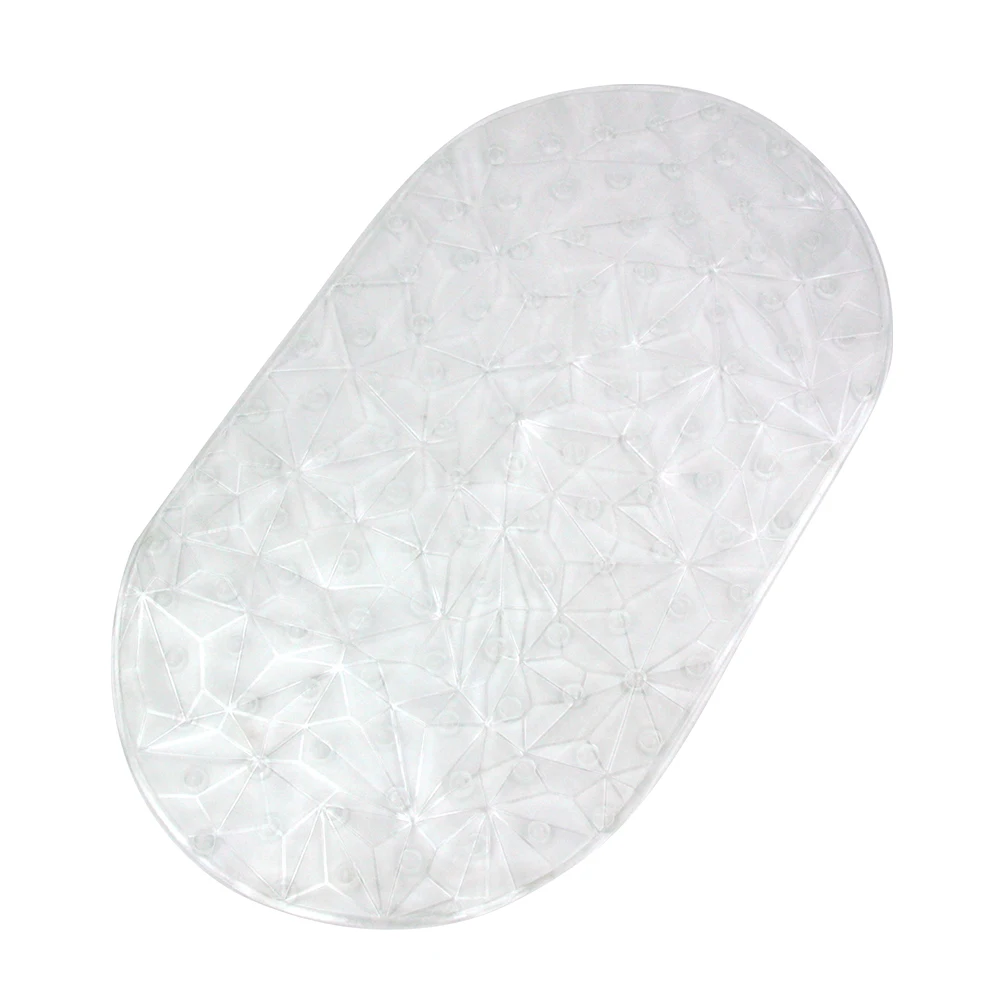 Hot Shower Safety Mats Feet Massage Anti-Bacteria Transparent 3D Non Slip Bath Mat Bathroom Bathtub Floor Pad with Suction Cups | Дом и сад