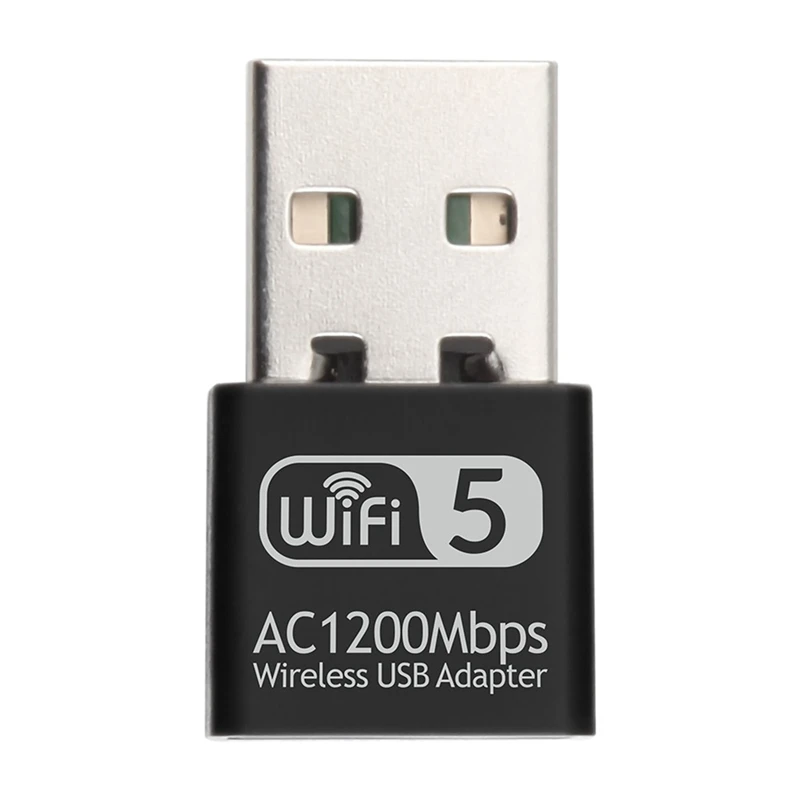 

2.4Ghz 5.8Ghz USB Wireless WiFi AC Adapter Dual Band 1200Mbps Network Card Support 802.11B/G/N USB2.0 Wi-Fi Adapter