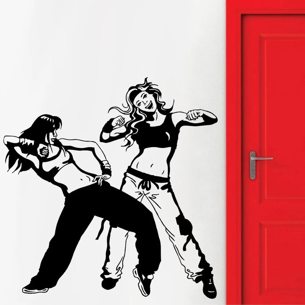 Красивые наклейки на стены сексуальная пара для танцев в стиле хип-хоп подросток