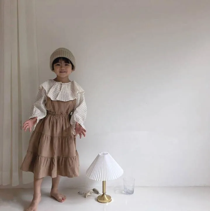 Платье для девочек 2020 корейское весеннее и летнее хлопковое платье принцессы с