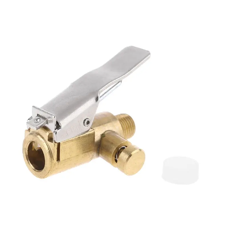 

Brass Tire Inflator Lock on Air Chuck Air Compressor Pump Fine Thread Deflation Portable tire inflator tire Chuck Hose